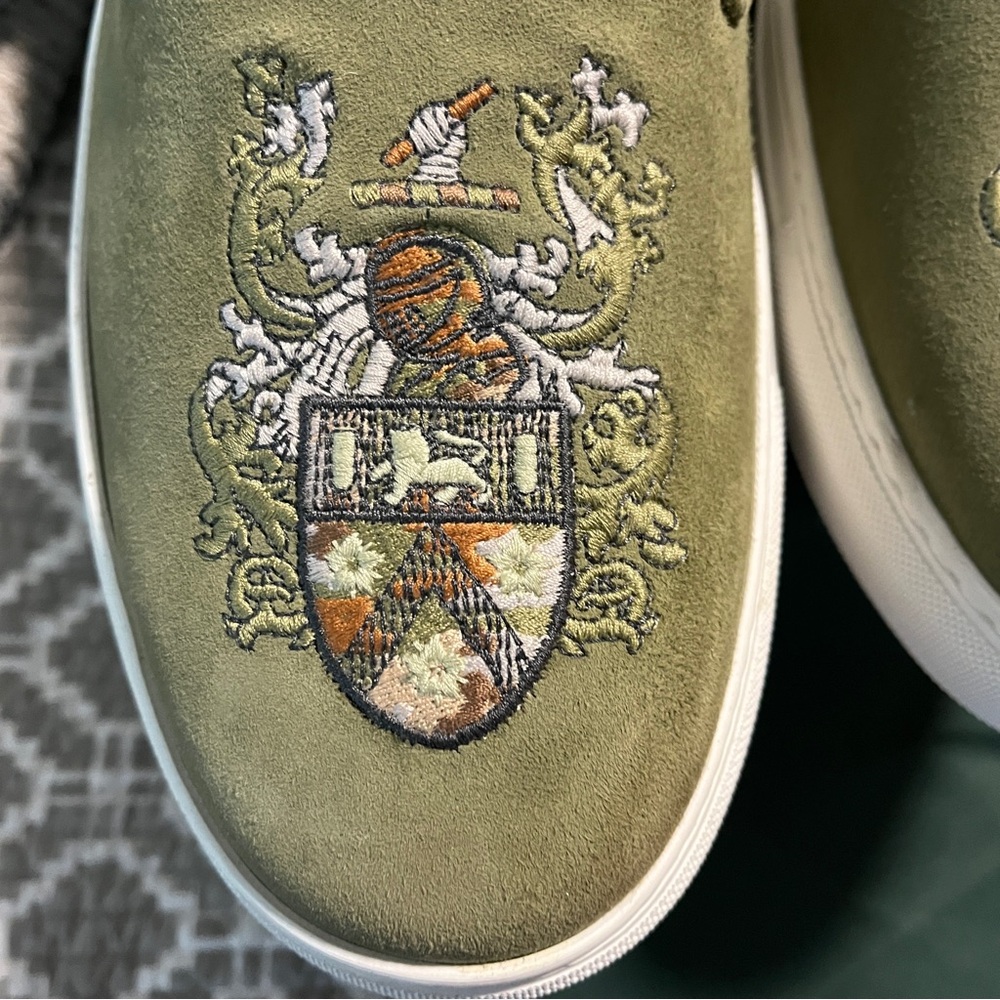 Stubbs & Wootton Green Crest Martial size 13 Men’s Brand New in Box rubber sole - Picture 3 of 15